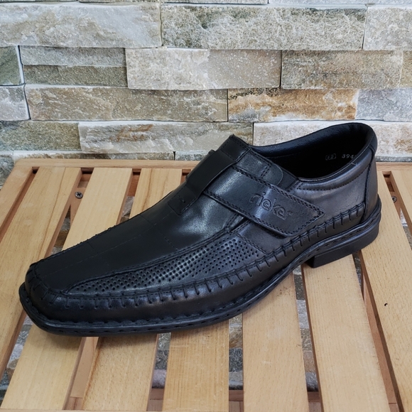 rieker mens black shoes